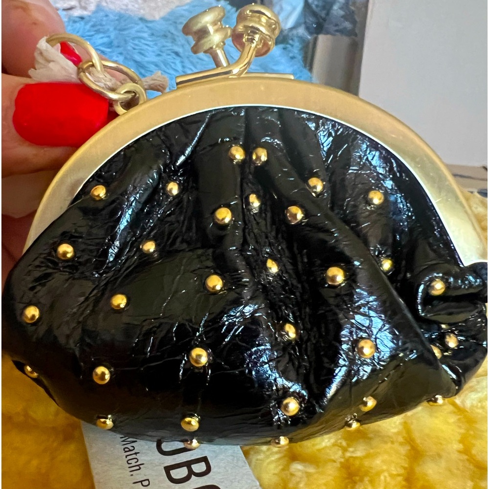 HOBO NWT BLACK W/ gold accessories coin/key/card